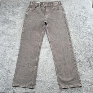 Zara Jeans Mens 31 Measures 32x32 Gray Stonewashed Straight Denim Casual